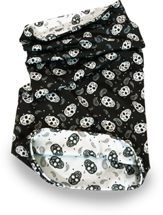 Двухслойный Бафф сшивной, с нанесением логотипов на заказ с двух сторон