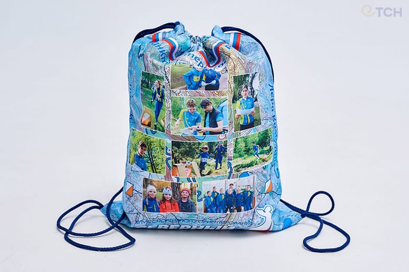 Рюкзак Школяр с печатью нескольких фото, изготовленный под заказ.