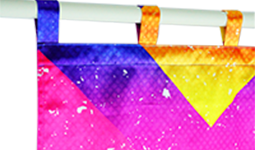 Фото баннера задника с печатью