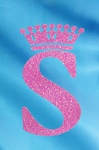 Фольга: розовые блестки