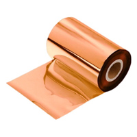 Рулончик блестящей фольги розово-золотого цвета