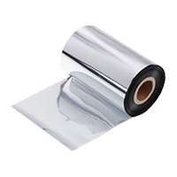 Рулончик блестящей фольги серебристого цвета