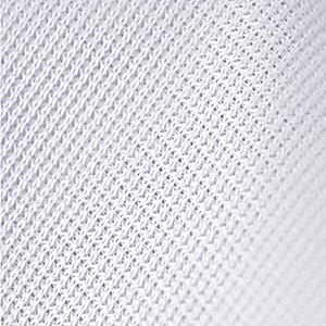 Макрофото белой мелкосетчатой флажной ткани