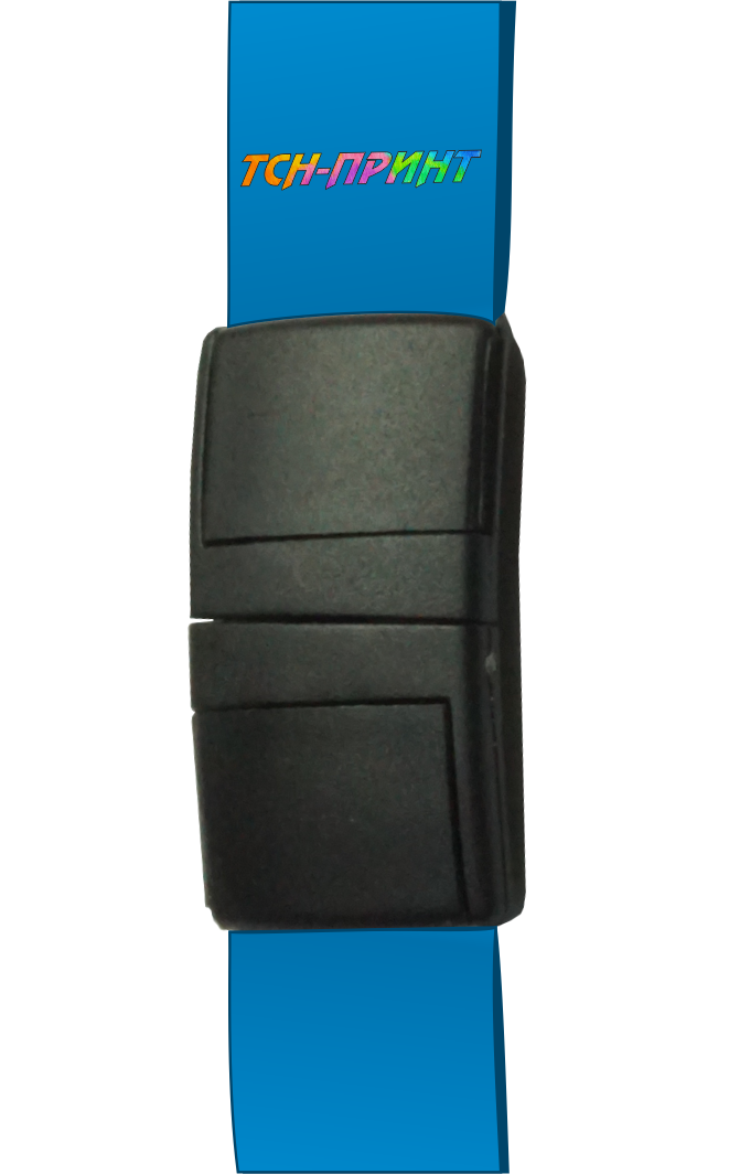 Черный замок безопасного разрыва ланьярдной ленты 15 и 20
мм.