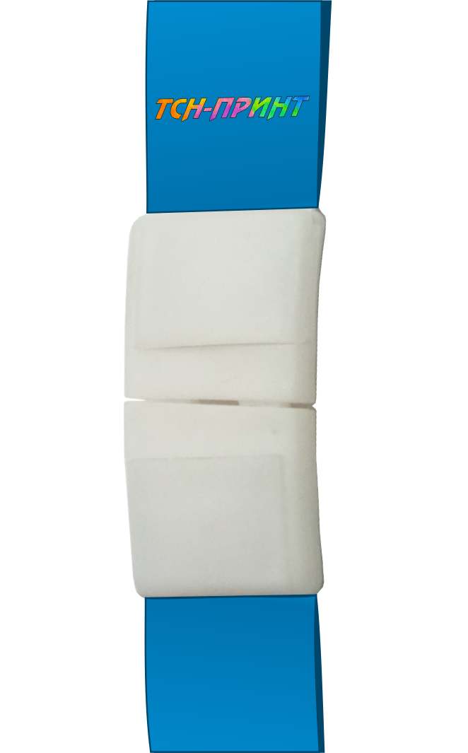 Белый замок безопасного разрыва ланьярдной ленты 15 и 20
мм.