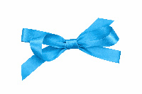 Лента голубого цвета