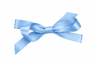 Лента небесно-голубого цвета