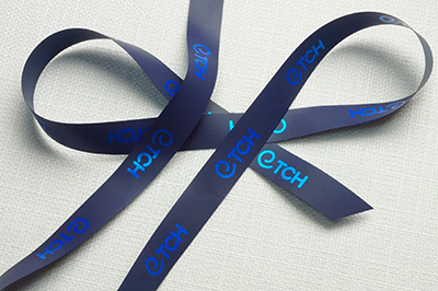 Силиконовые ленты: темно-синяя с логотипами