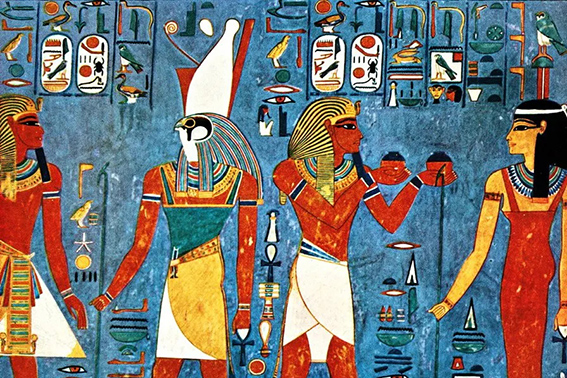 Шарфы на египетских фресках