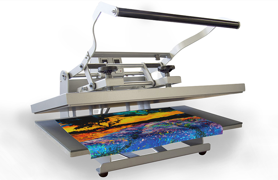 Плоский настольный термопресс 50х60 см для сублимационной печати на ткани