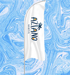 Рекламный флаг типа Парус