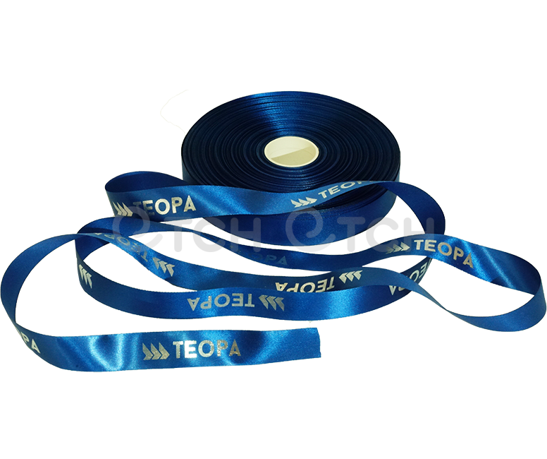 Нанесение серебряной фольгой на ленте 15 мм. х 100 м. для компании Теора