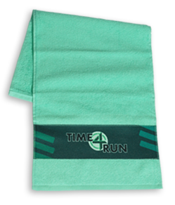 Махровое полотенце с полноцветной печатью логотипа