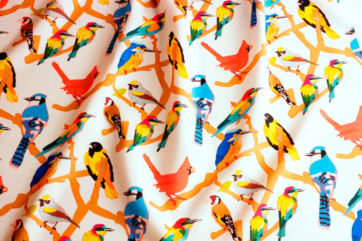 Макро-фото Мокрого шёлка.