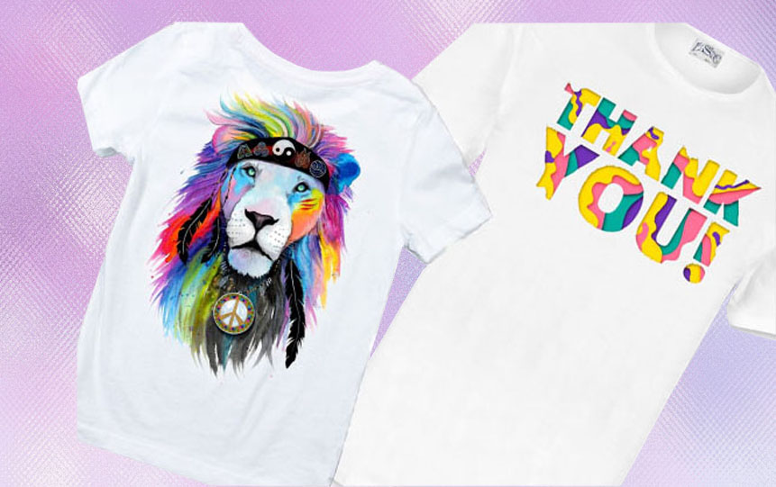 Футболки с печатью командной символики