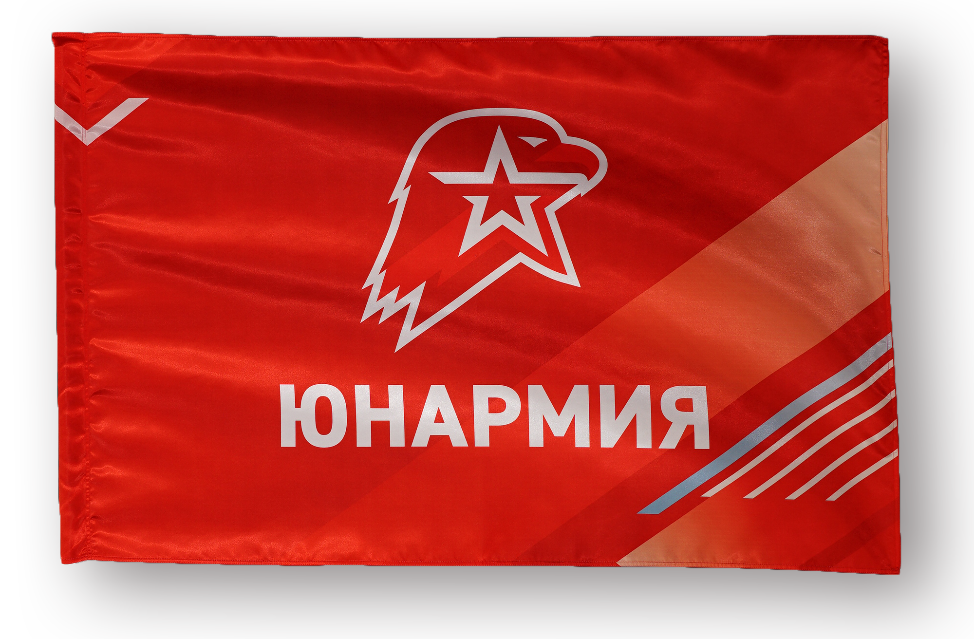Фото флага Юнармии на мультиткани