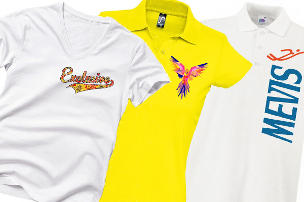 Рубашки Поло с термотрансферным нанесением логотипов