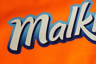 Вид логотипа, нанесенного полноцветной термо-трансферной печатью