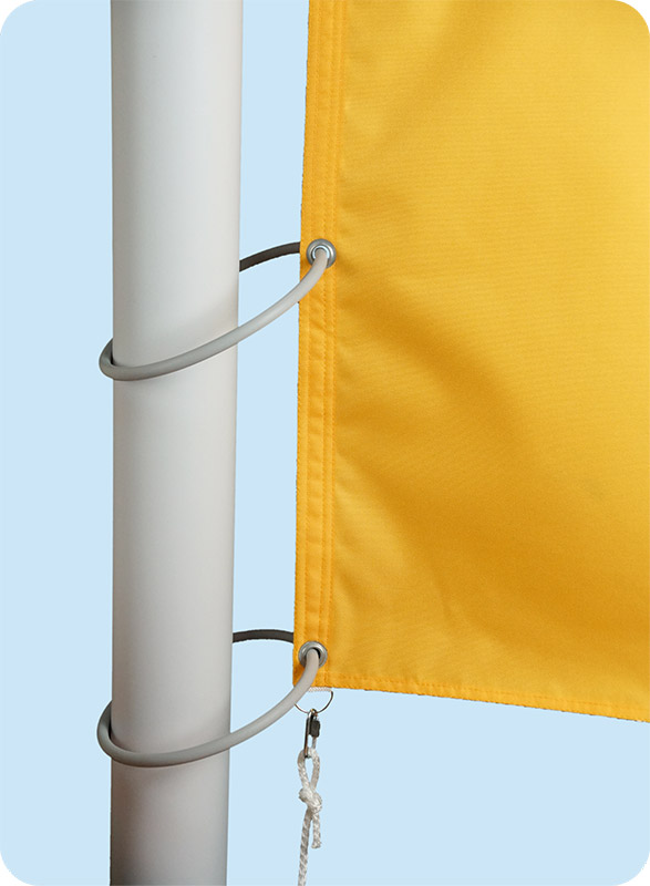 Флаг с карманом для древка