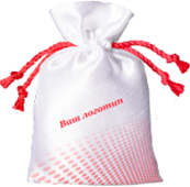 Мешочек на завязке шнуром с отступом