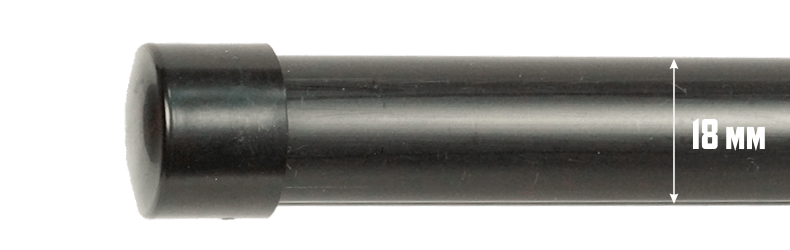 Вид подвески тканевого календаря на стену по типу гобелена: на шнуре, с черной трубкой 18 мм.