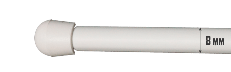 Вид подвески тканевого календаря на стену по типу гобелена: на шнуре, с белой трубкой 8 мм.