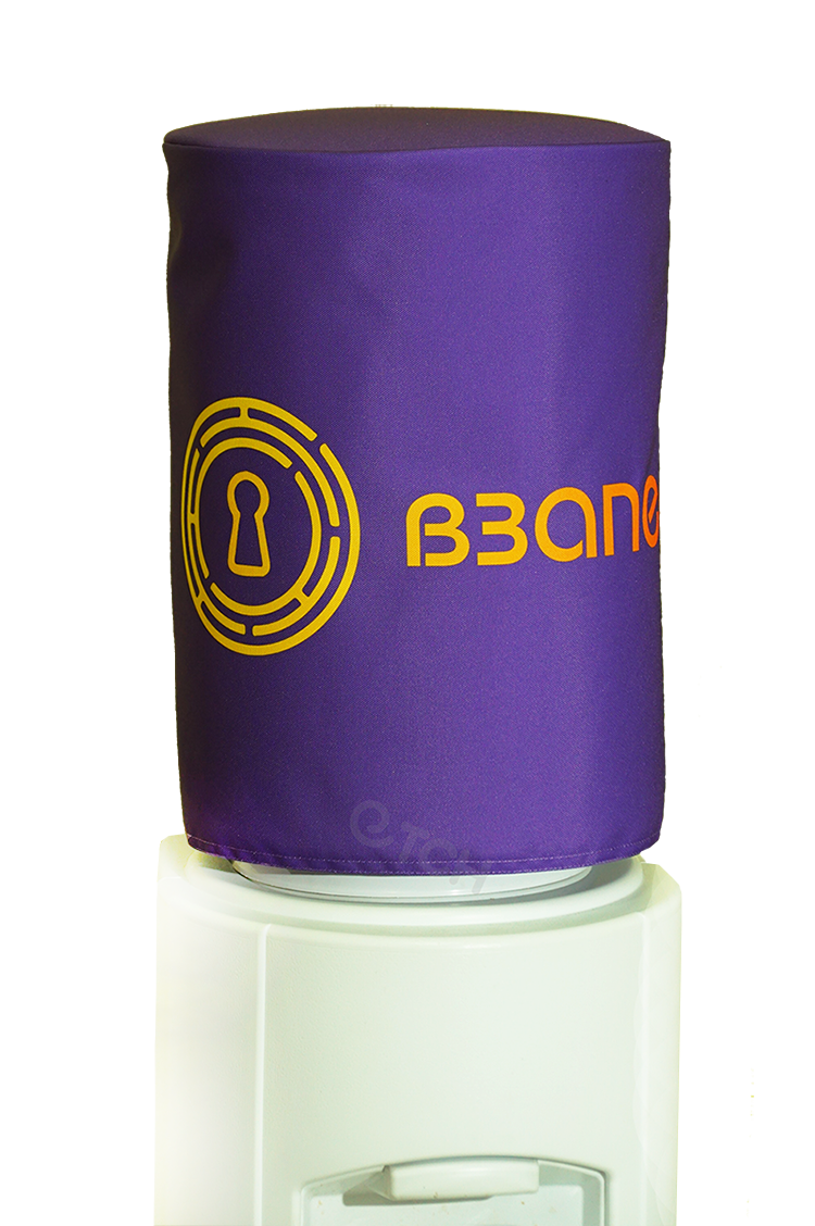 Чехол на кулер с полноцветной печатью логотипа