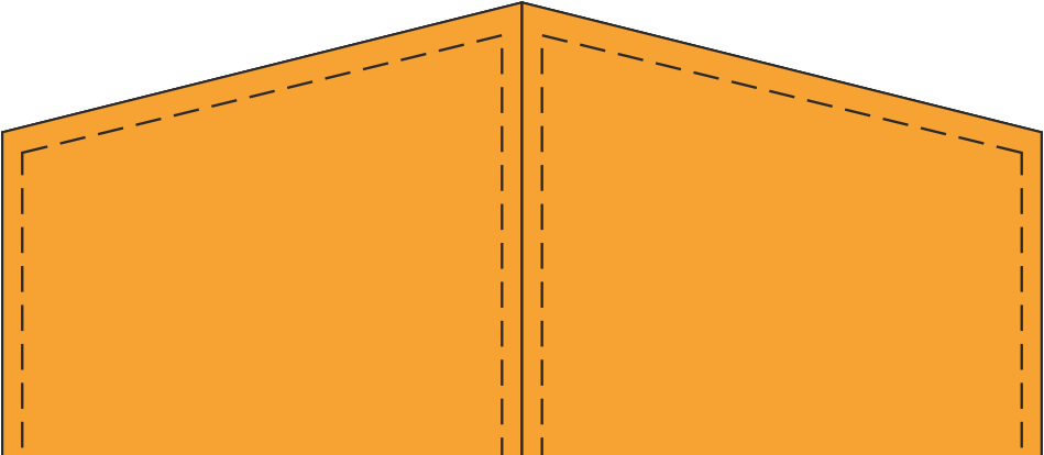 Двойной карман для фартуков