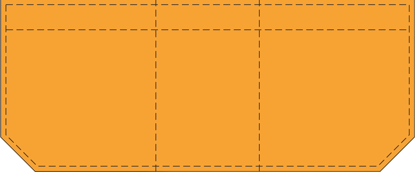 Тройной карман для фартуков