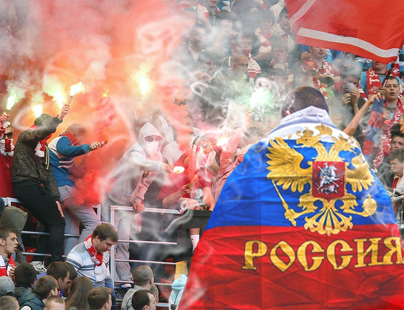 Флаг-накидка спортивного болельщика