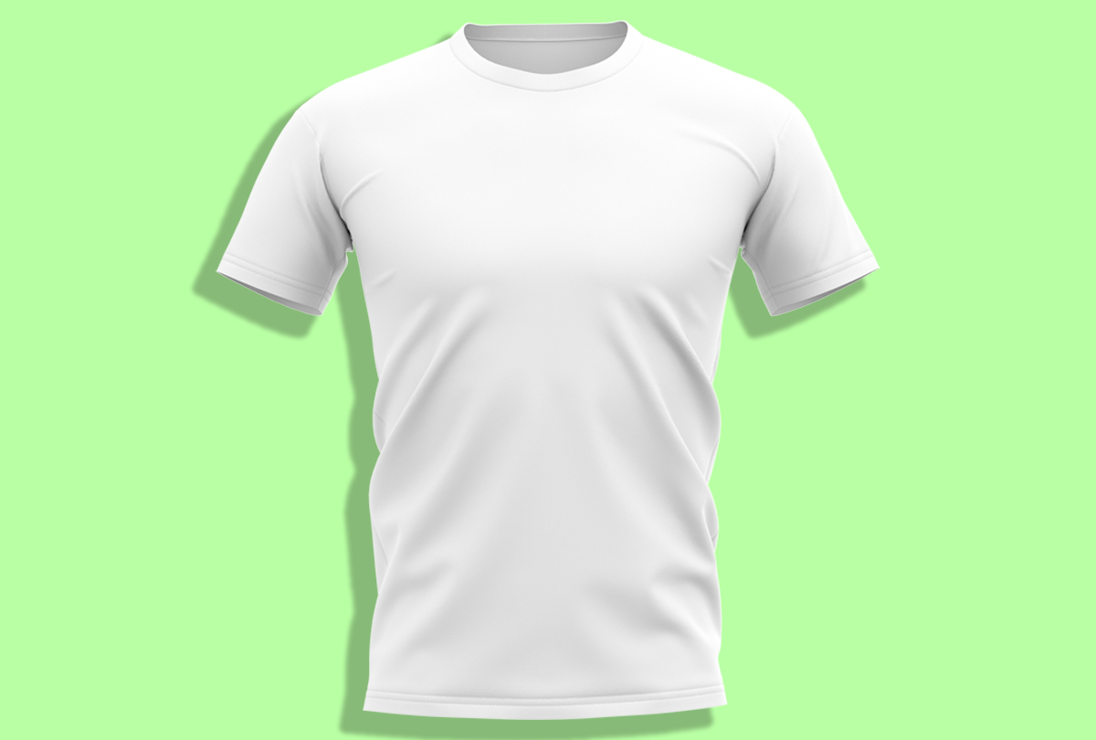 Белая футболка под сублимационную
                    печать