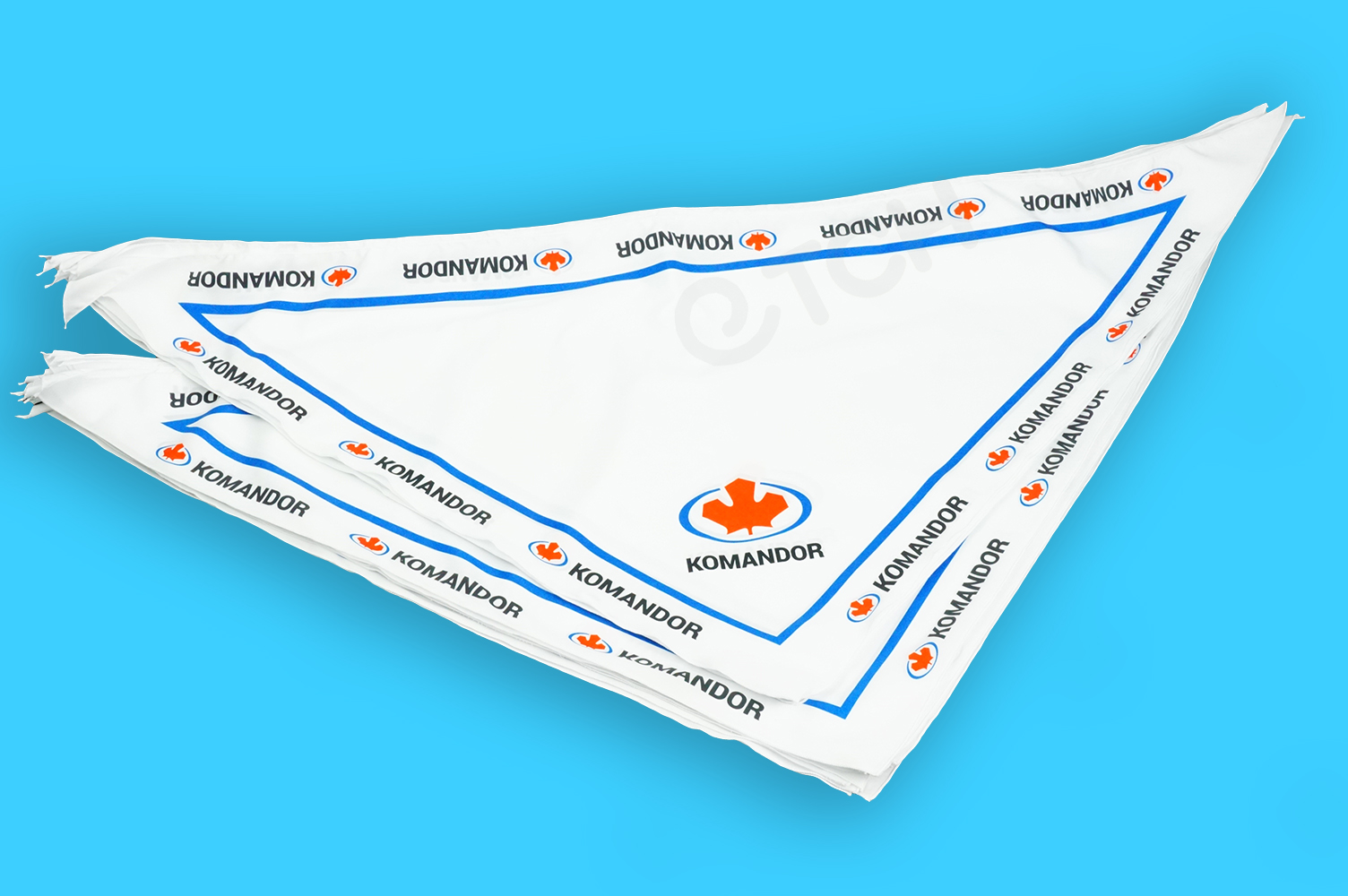 Брендированная косынка с логотипами