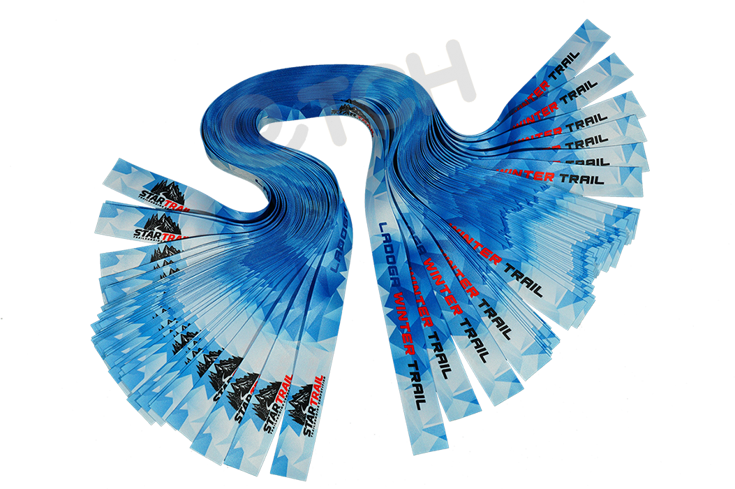 Ленты для медалей с печатью логотипа трейла