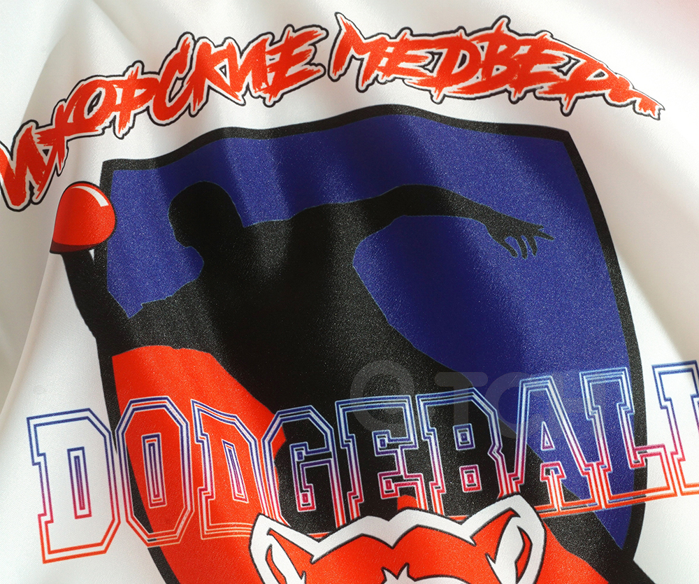 Полноцветная сублимационная печать на костюме из полиэстера 100%