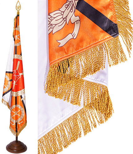 Напольный флаг с бахромой