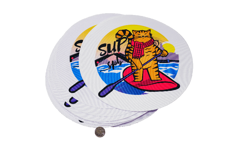 Нашивка однослоная из габардина с полноцветной печатью