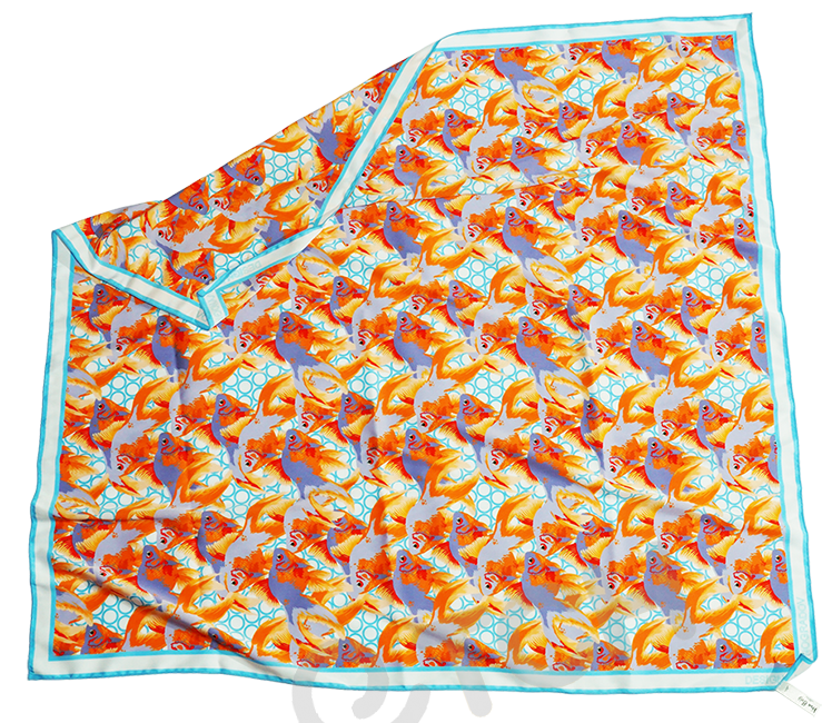 Платок на заказ с печатью своего рисунка