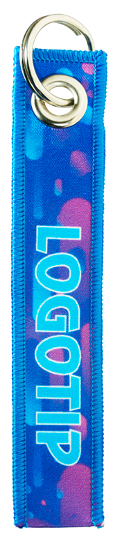 Ремувка-брелок «Классика» с логотипом: из двухслойной ткани, с люверсом и карабином серебристого цвета.