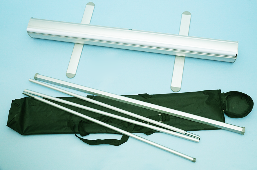 Стенд Ролл ап Стандарт фото в разобранном виде