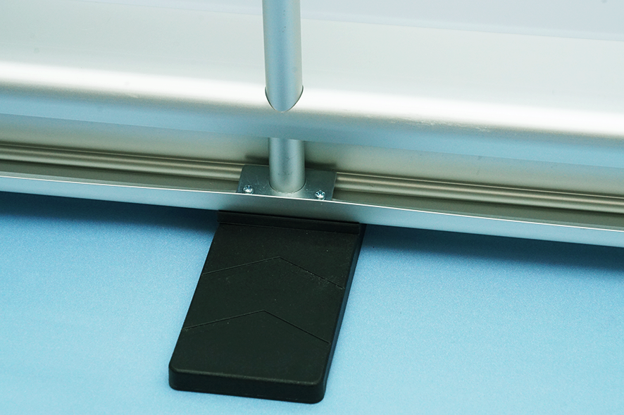 Стенд ролл ап Смарт фото установки штока на корпус