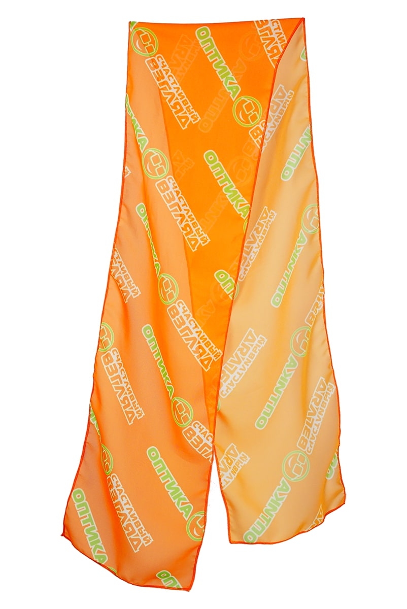 Флисовый, клубный шарф на заказ