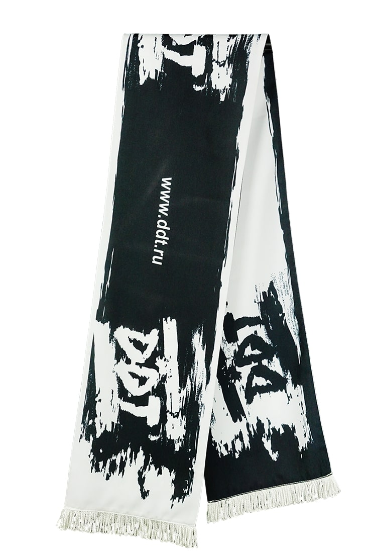 Флисовый, клубный шарф на заказ