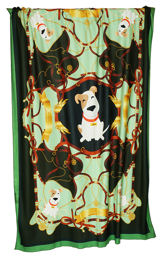 Штора 260х150 см. с печатью авторского рисунка