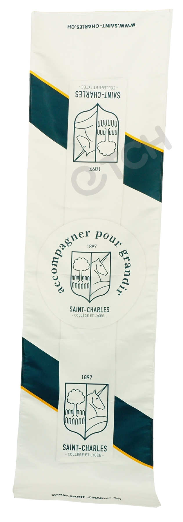 Брендированная скатерть-дорожка. Материал Габардин.