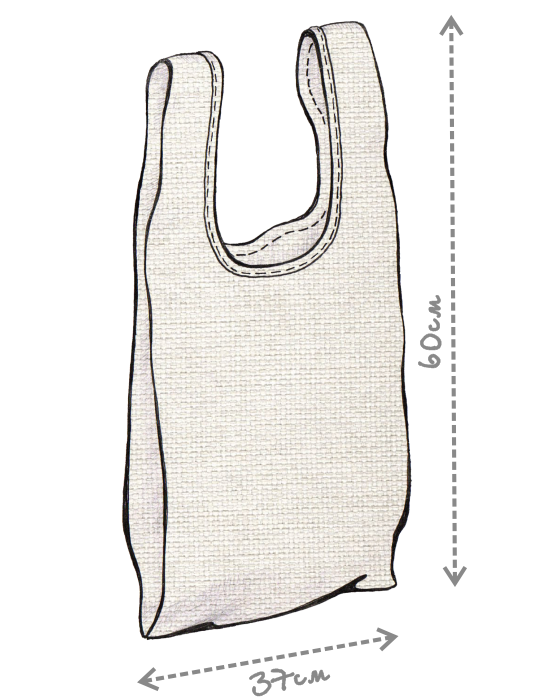 Рисунок покроя шопера Майка