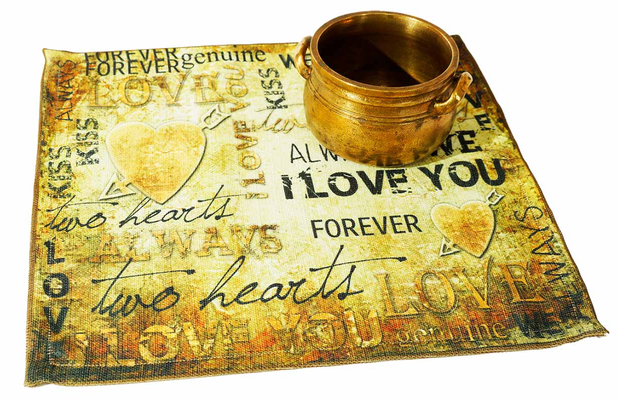 Салфетка для сервировки 40 х 40 см. из ткани Рогожка