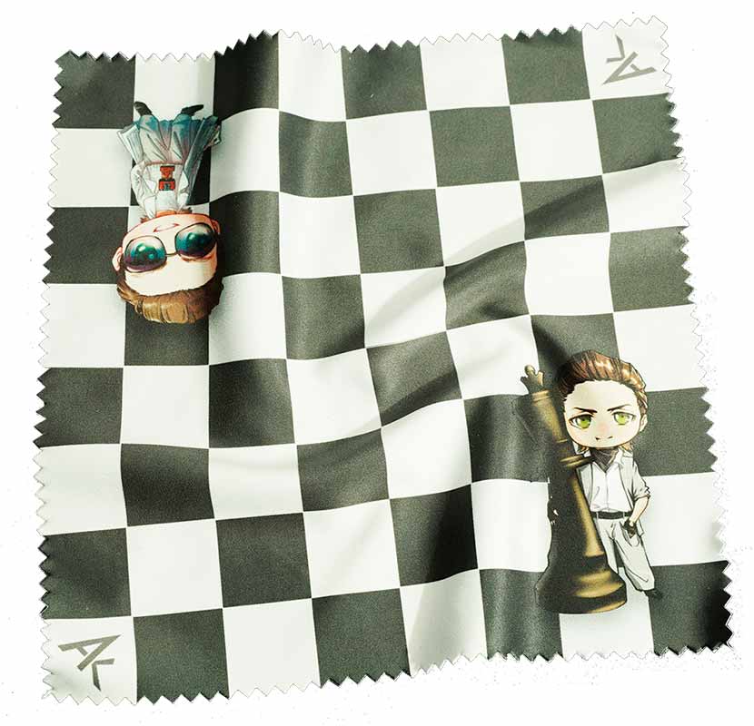 Салфетка из микрофибры Нано файбер, 15х15 см. Тираж 300 шт.