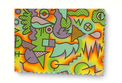 Вариант обработки края сервировочных салфеток горячим резом