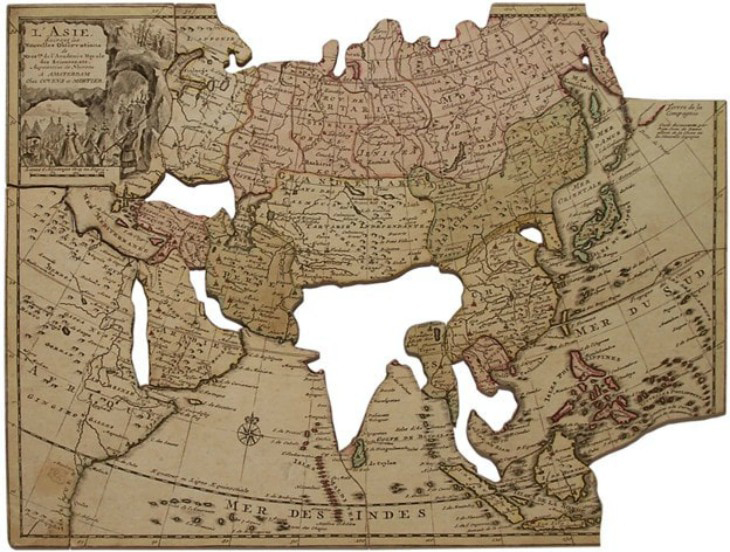 Первый в мире пазл мозаика из кусочков