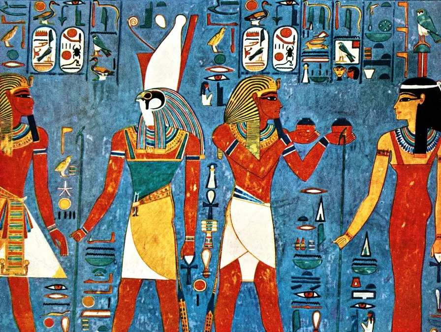 Шарфы на египетских фресках